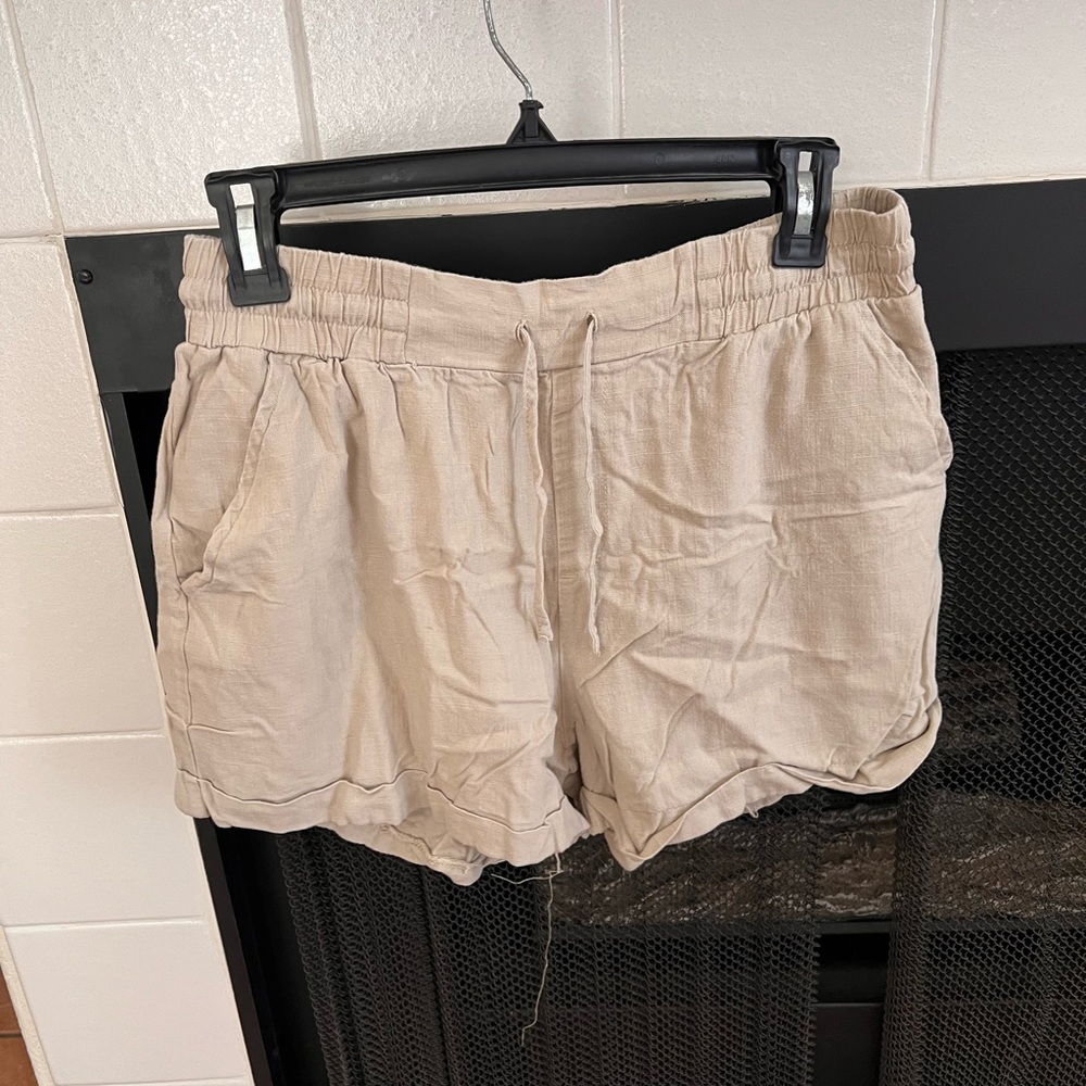 Women's Tan Casual Shorts